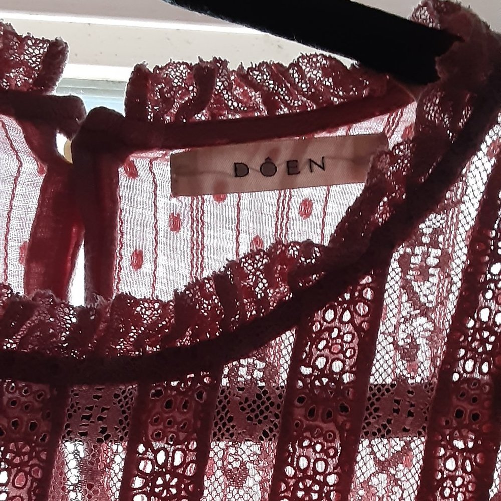 Rare Doen Hillside Nightgown in Bon Bon